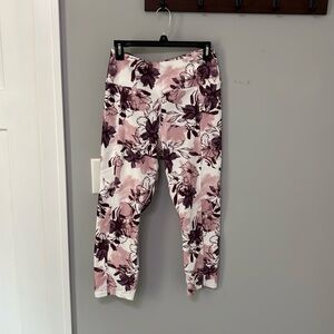 NWOT Balance Collection Pink and Purple Floral Leggings